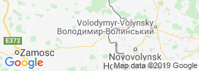 Hrubieszow map